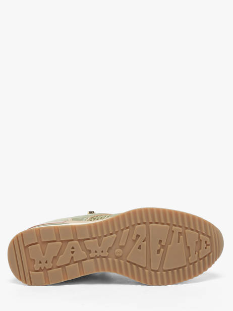 Sneakers Met Platformzool Uit Leder Mam'zelle Groen women CSIJK86 ander zicht 4